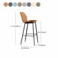 Industrial Leather Counter Stools Black Metal Low Back Bar Stools with Footrest Clearhalo 'Bar Furniture' 'Bar Stools' 'bar_stools' 'furn' 'furn_bar_stools' 'furniture_bar_stools' 'Kitchen & Dining Furniture' 'kitchen&dining_furn' 'kitchen' 'kitchen_furn' Furniture' 1200x1200_5c1b3636-0b6e-4e6f-b3c9-9bbd9850bda3