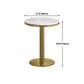 Glam Style Gold Metal Bar Table 21.6" Round Top Marble Indoor Bistro Table Clearhalo 'Bar Furniture' 'Bar Tables' 'bar_tables' 'furn' 'furn_bar_tables' 'Furniture' 'furniture_bar_tables' 'Kitchen & Dining Furniture' 'kitchen&dining_furn' 'kitchen' 1200x1200_5c1d062a-da13-4725-a676-3441a4ead67d
