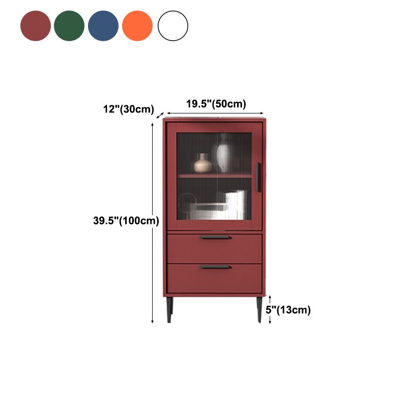 20-inch Length Minimalism Cupboard 2 Drawer and 1 Door Sideboard for Living Room Clearhalo 'buffet_sideboard' 'Buffets & Sideboards' 'furn' 'furn_buffet_sideboard' 'Furniture' 'furniture_buffet_sideboard' 'Kitchen & Dining Furniture' 1200x1200_5c1ed437-b480-494e-a3a2-9619cf96b8f5
