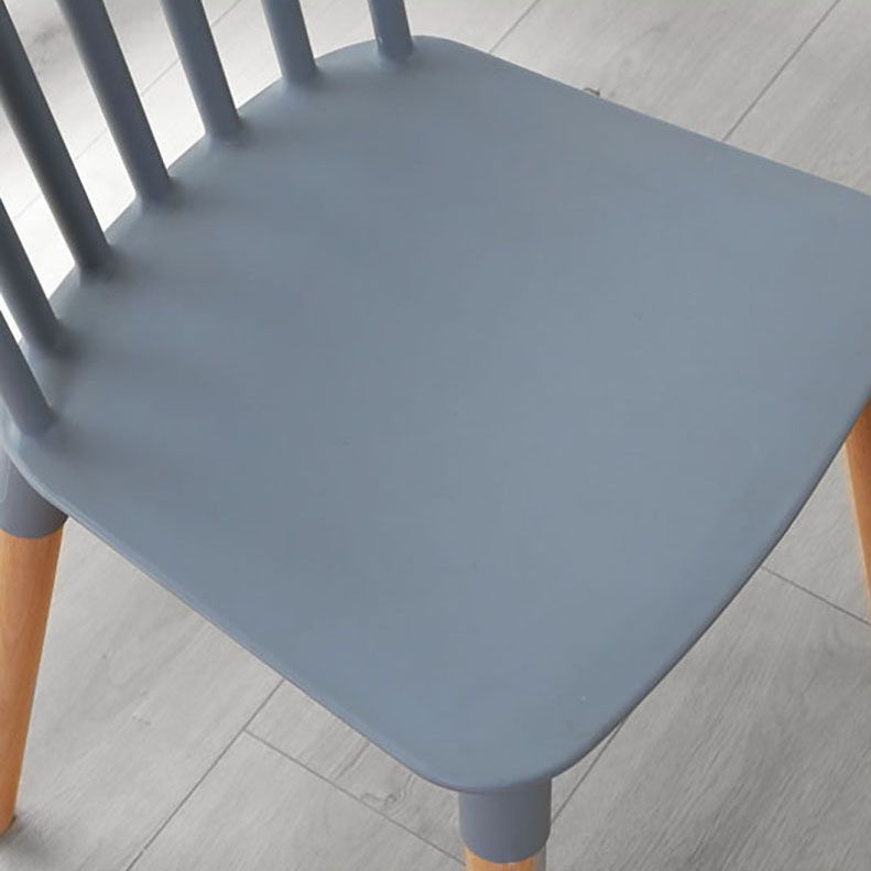 Nordic Style Wood Dining Chair Slat Back Stacking Side Chair for Home Use Clearhalo ' kitchen&dining_furn' 'Dining Chairs' 'Dining Tables & Seating' 'dining_chair' 'furn' 'furn_dining_chair' 'Furniture' 'furniture_dining_chair' 'Kitchen & Dining Furniture' 'kitchen' 1200x1200_5c207251-8705-4122-bfad-43f3ad777a33