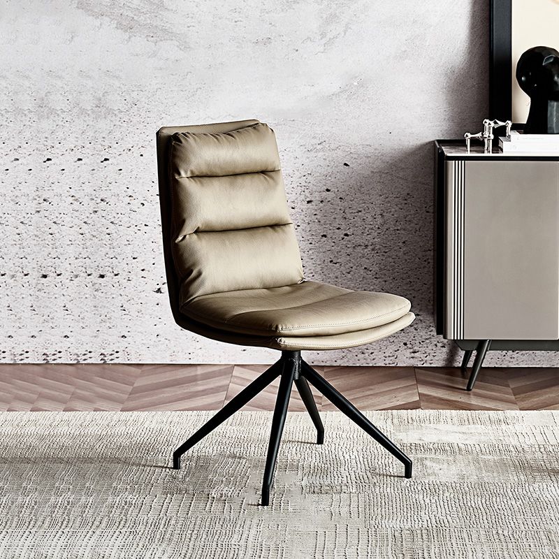 Mid-Century Modern Stick Side Chair Sewn Pillow Back Side Chair Clearhalo 'Accent Chairs' 'accent_chairs' 'Chairs & Seating' 'furn' 'furn_accent_chairs' 'Furniture' 'Living Room Furniture' 1200x1200_5c23b827-4008-4333-b02d-b22c740540d4