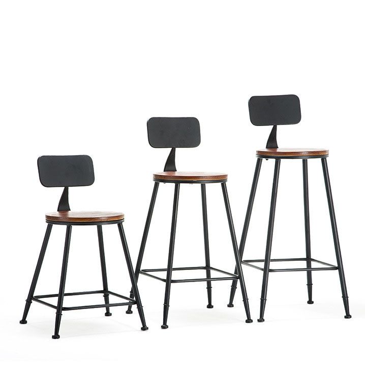 Industrial 1/2/3 Pieces Solid Wood Bar Table Set Round Counter Set Clearhalo 'Bar Furniture' 'furn' 'furn_home_bar_bar_sets' 'Furniture' 'Home Bars & Bar Sets' 'home_bar_bar_sets' 'Kitchen & Dining Furniture' 1200x1200_5c2aef98-e9a4-4eca-acf4-19c672c78512
