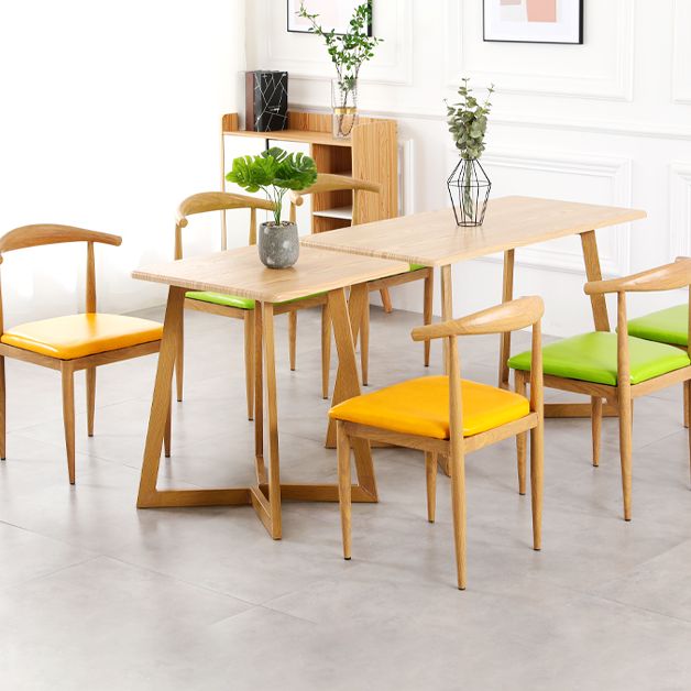 Industrial Kitchen Wood Table for Restaurant Dining Table with Wooden Base Clearhalo ' dining_table' 'Dining Tables & Seating' 'Dining Tables' 'furn' 'furn_dining_table' 'Furniture' 'furniture_dining_table' 'Kitchen & Dining Furniture' 'kitchen&dining_furn' 'kitchen' 'kitchen_dining_table' 1200x1200_5c2bc7e7-d0e6-4379-b3ac-7d88740a716c
