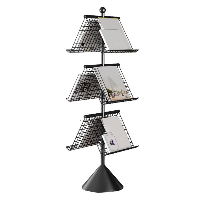 Modern Style Bookshelf Etagere Closed Back Metal Bookcase for Home Clearhalo 'Bookcases' 'furn' 'furn_bookcases' 'Furniture' 'furniture_bookcases' 'Office Furniture' 1200x1200_5c2d60bb-7372-41fb-97bc-3b565af1d3ac