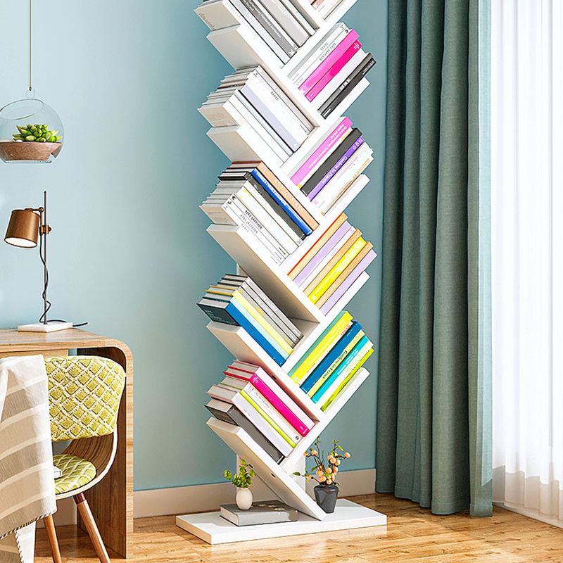 Scandinavian Style Bookshelf Closed Back Bookcase for Home and Office Study Room Clearhalo 'Bookcases' 'furn' 'furn_bookcases' 'Furniture' 'furniture_bookcases' 'Office Furniture' 1200x1200_5c2d84ac-fa82-451c-898c-71c159f18f64