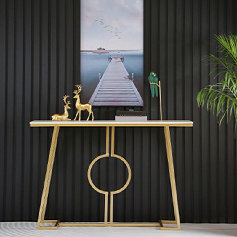 Tabla de acento de consola moderna Tabla de sofá de acabado antiguo