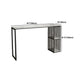 Modern Stone White Counter Set 1/2/3 Pieces Rectangle Storage Table and Stool Set Clearhalo 'Bar Furniture' 'furn' 'furn_home_bar_bar_sets' 'Furniture' 'Home Bars & Bar Sets' 'home_bar_bar_sets' 'Kitchen & Dining Furniture' 1200x1200_5c2e8e5d-b5d3-45fd-a00a-6fa5296a04b2