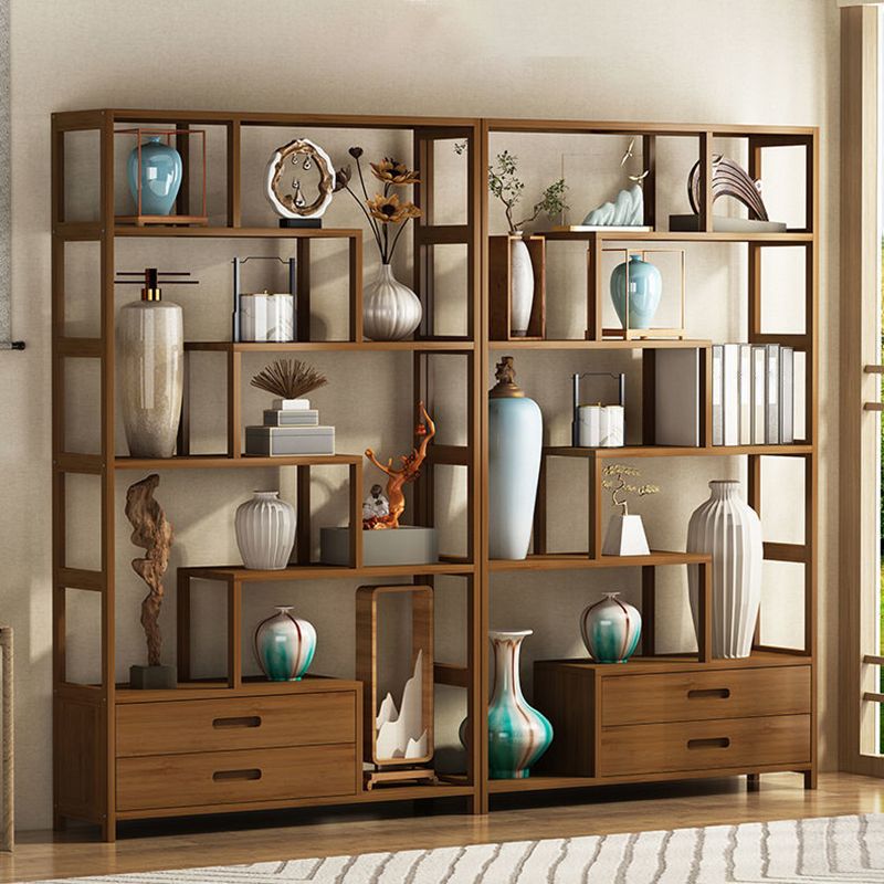 Libreria moderna della scaffale Etagere Bamboo Libreria verticale aperta per la sala da studio