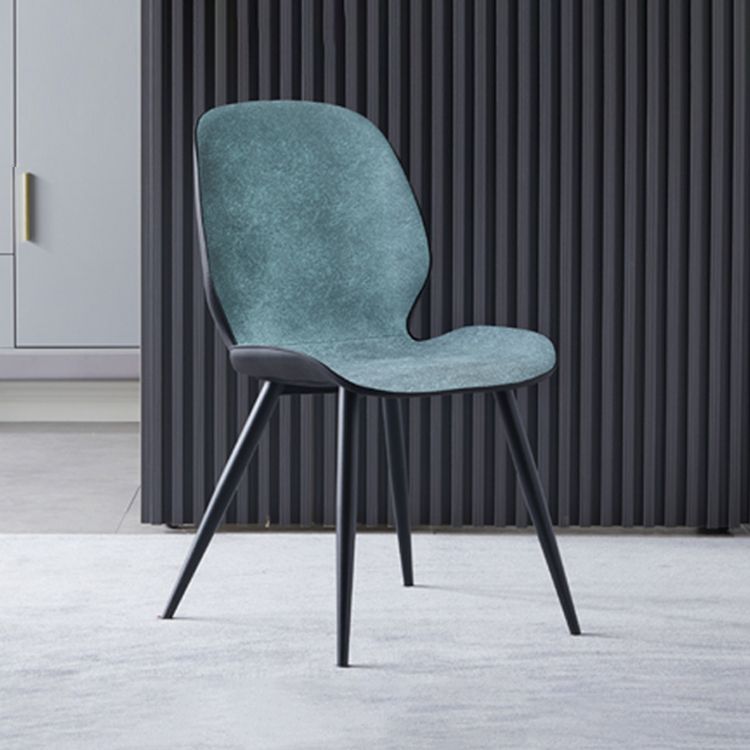 Contemporary Parsons Side Chair Matte Finish Armless Chair for Brasserie Clearhalo ' kitchen&dining_furn' 'Dining Chairs' 'Dining Tables & Seating' 'dining_chair' 'Furniture' 'furniture_dining_chair' 'Kitchen & Dining Furniture' 'kitchen' 1200x1200_5c3071a0-a809-4e00-9ce1-fa336f112038