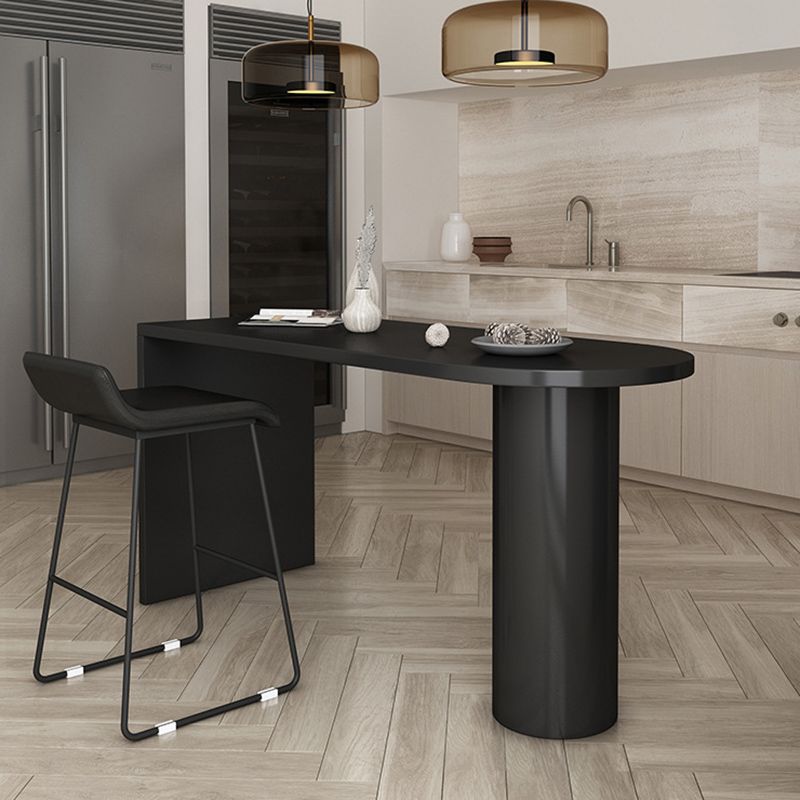 Contemporary Style Wooden Bar Counter Table Rectangle Bar Counter Table for Kitchen Clearhalo 'Bar Furniture' 'Bar Tables' 'bar_tables' 'furn' 'furn_bar_tables' 'Furniture' 'Kitchen & Dining Furniture' 1200x1200_5c3487fd-3af7-4aa8-b725-d22b952b4d40