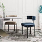 Modern Armless Dining Chairs Home Kitchen Velvet Side Chairs