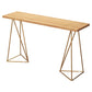 Glam Style Bar Table Set 1/2/4 Pieces Rectangle Bar Table with High Stools Clearhalo 'Bar Furniture' 'furn' 'furn_home_bar_bar_sets' 'Furniture' 'Home Bars & Bar Sets' 'home_bar_bar_sets' 'Kitchen & Dining Furniture' 1200x1200_5c36d06e-ae11-4c87-9f4d-9626612a327e