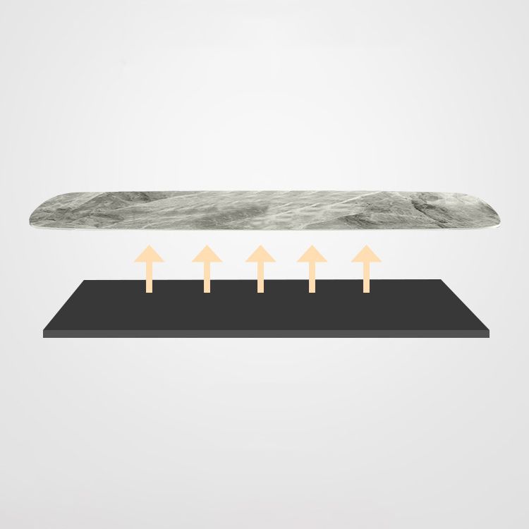 Sintered Stone Modern Style Dining Table Rectangle Table with 4 Legs for Home Clearhalo ' dining_table' 'Dining Tables & Seating' 'Dining Tables' 'Furniture' 'furniture_dining_table' 'Kitchen & Dining Furniture' 'kitchen&dining_furn' 'kitchen' 'kitchen_dining_table' 1200x1200_5c3b61a6-d8cc-48dc-9ea5-0cd9e7d13a52