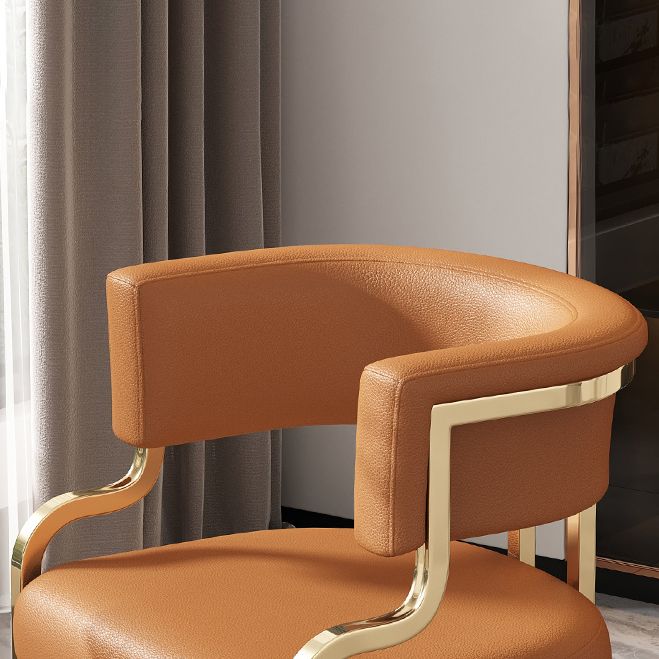 Sillas de comedor tapizadas al estilo glamor de la espalda abierta para el comedor para el comedor