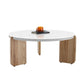 Round Terrazzo Coffee Table Minimalist Wooden 3 Legs Cocktail Table Clearhalo 'Coffee & Accent Tables' 'Coffee Tables' 'coffee_tables' 'furn' 'furn_coffee_tables' 'Furniture' 'Living Room Furniture' 1200x1200_5c3c7f03-a279-41cf-8994-905ddb90f48d