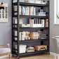 Etagere Shelf Bookcase Contemporary Steel Book Shelf for Study Room