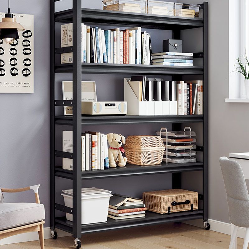 Etagere Shelf Bookcase Contemporary Steel Book Shelf for Study Room