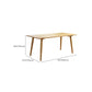 Modern Pine Wood Dining Set 1/2/3/5/7 stukken Natural Finish Dinette Set