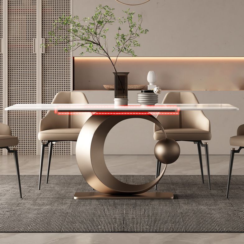 Set da tavolo rettangolare glam 1/2/5/7 pezzi set da pranzo per uso domestico