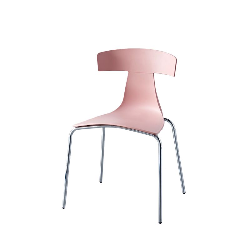 Stackable Dining Armless Chairs Indoor Dining Side Chairs with Metal Legs Clearhalo ' kitchen&dining_furn' 'Dining Chairs' 'Dining Tables & Seating' 'dining_chair' 'furn' 'furn_dining_chair' 'Furniture' 'furniture_dining_chair' 'Kitchen & Dining Furniture' 'kitchen' 1200x1200_5c41214d-ebae-4abb-a72d-b380e4ec5aa7