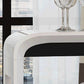 Modern Rectangle Bar Table Wood Table with Wine Cabinet for Living Room Clearhalo 'Bar Furniture' 'Bar Tables' 'bar_tables' 'furn' 'furn_bar_tables' 'Furniture' 'Kitchen & Dining Furniture' 1200x1200_5c413439-126c-4c1f-8ea5-47db19a4dc5b