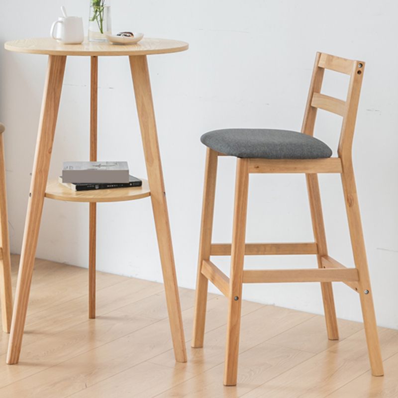 Tavolo da bancone moderno rotondo in legno Set tavolo da bar da 1/3 pezzi per bar