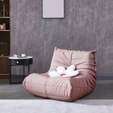 Caterpillar nórdico Sofá Balcón Balcón de balcón Net Red Ins Red Light Luxury Single Leather