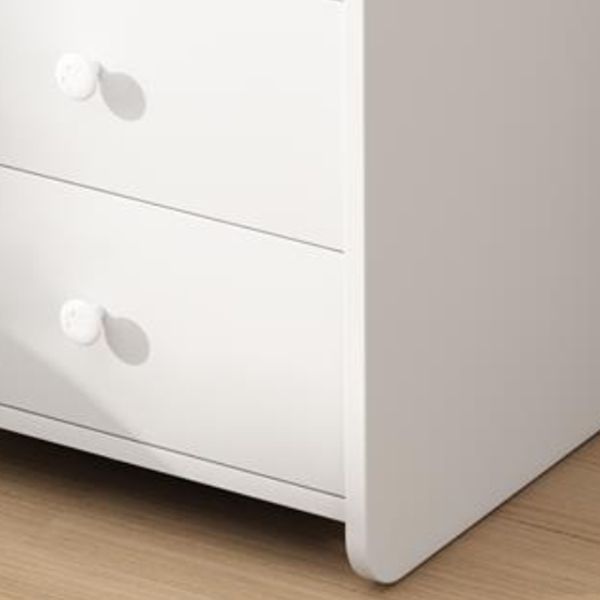 Comodino da tavolo da tavolo da tavolo notturno contemporaneo con 2/3 cassetti per camera da letto