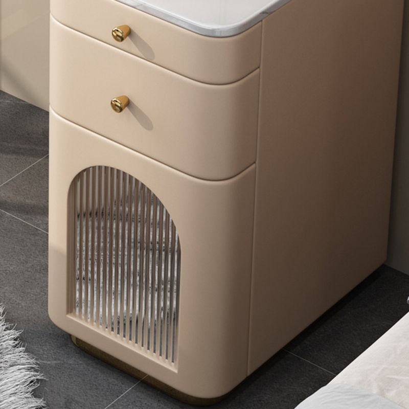 Lussuoso tavolo da toep in metallo tavolo da toeletta da letto in pietra scrivania vanità