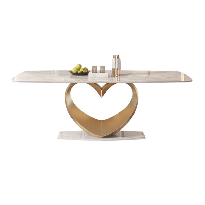 Glam Style gesinterde stenen eetset rechthoekig 1/2/4/5/7/9-delige eetset