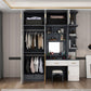 Engineered Wood Armoire Modern White Wardrobe Closet with Garment Rod Clearhalo 'Armoires & Wardrobes' 'armoires_wardrobes' 'Bedroom Furniture' 'furn' 'furn_armoires_wardrobes' 'Furniture' 1200x1200_5c4fa597-354a-4074-a09a-65663b1aa1ba