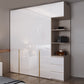 Contemporary Wooden Wardrobe White Colour Soft Close Door Wardrobe Closet Clearhalo 'Armoires & Wardrobes' 'armoires_wardrobes' 'Bedroom Furniture' 'furn' 'furn_armoires_wardrobes' 'Furniture' 1200x1200_5c503670-7a5f-43d9-abf6-19c6edfa9ba4