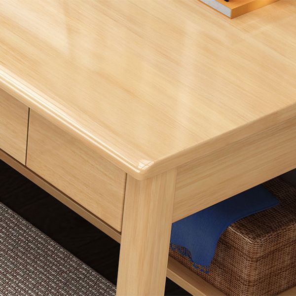 Wooden Office Desk Modern Rectangle H-Shape Base Writing Desk for Bedroom Clearhalo 'furn' 'furn_office_desk' 'Furniture' 'Office Desks' 'Office Furniture' 'office_desk' 1200x1200_5c504a3d-e57c-4c09-bd05-2ee4f3c6f21f