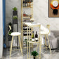 Modern Stone Bar Table Double Pedestal Bar Desk with Storage Shelf Clearhalo 'Bar Furniture' 'Bar Tables' 'bar_tables' 'furn' 'furn_bar_tables' 'Furniture' 'Kitchen & Dining Furniture' 1200x1200_5c515bac-6088-4bc0-879e-7cf37aa506fd