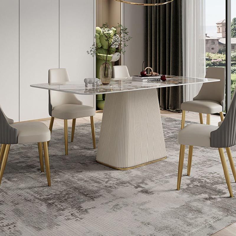 Glam Upholstered Dining Chair Leather Dining Chair with Gold Legs Clearhalo 'Dining Chairs' 'Dining Tables & Seating' 'dining_chair' 'furn' 'furn_dining_chair' 'Furniture' 'Kitchen & Dining Furniture' 1200x1200_5c51a501-3631-4b6a-bddb-c1a00eae917d