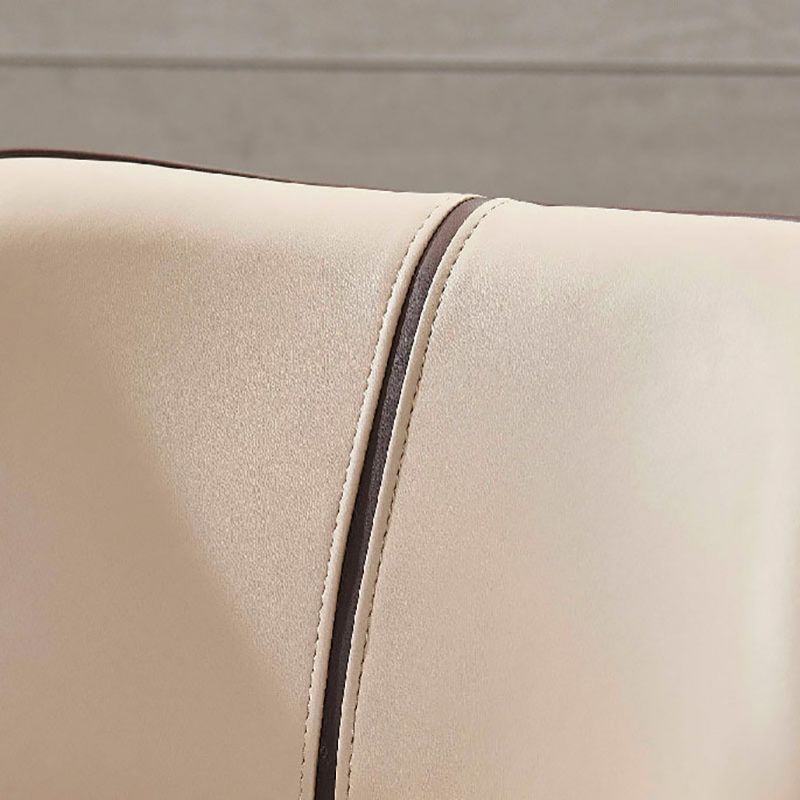 Contemporary Wingback Dining Side Chair Kitchen Leather Dining Chair Clearhalo ' kitchen&dining_furn' 'Dining Chairs' 'Dining Tables & Seating' 'dining_chair' 'furn' 'furn_dining_chair' 'Furniture' 'furniture_dining_chair' 'Kitchen & Dining Furniture' 'kitchen' 1200x1200_5c52075b-066f-451d-8d66-66d0b21b03e4