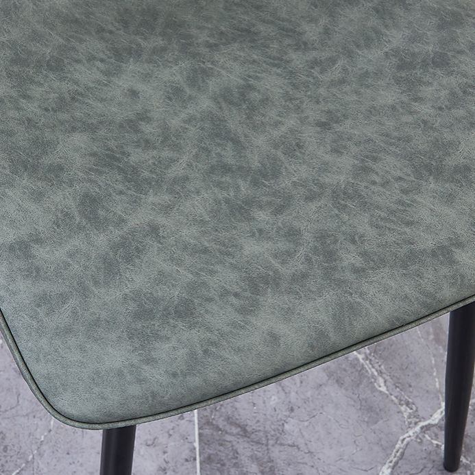 Contemporary Metal Dining Armless Chairs PU Leather Dining Chairs (Set of 2) Clearhalo ' kitchen&dining_furn' 'Dining Chairs' 'Dining Tables & Seating' 'dining_chair' 'furn' 'furn_dining_chair' 'Furniture' 'furniture_dining_chair' 'Kitchen & Dining Furniture' 'kitchen' 1200x1200_5c52d6d2-4978-4404-b28b-8bd735e216d7