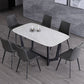 Modern Leather Curved Dining Chair Matte Finish Parsons Chair for Brasserie Clearhalo ' kitchen&dining_furn' 'Dining Chairs' 'Dining Tables & Seating' 'dining_chair' 'furn' 'furn_dining_chair' 'Furniture' 'furniture_dining_chair' 'Kitchen & Dining Furniture' 'kitchen' 1200x1200_5c5341b8-51de-4eb3-b23c-5bba5dc61854
