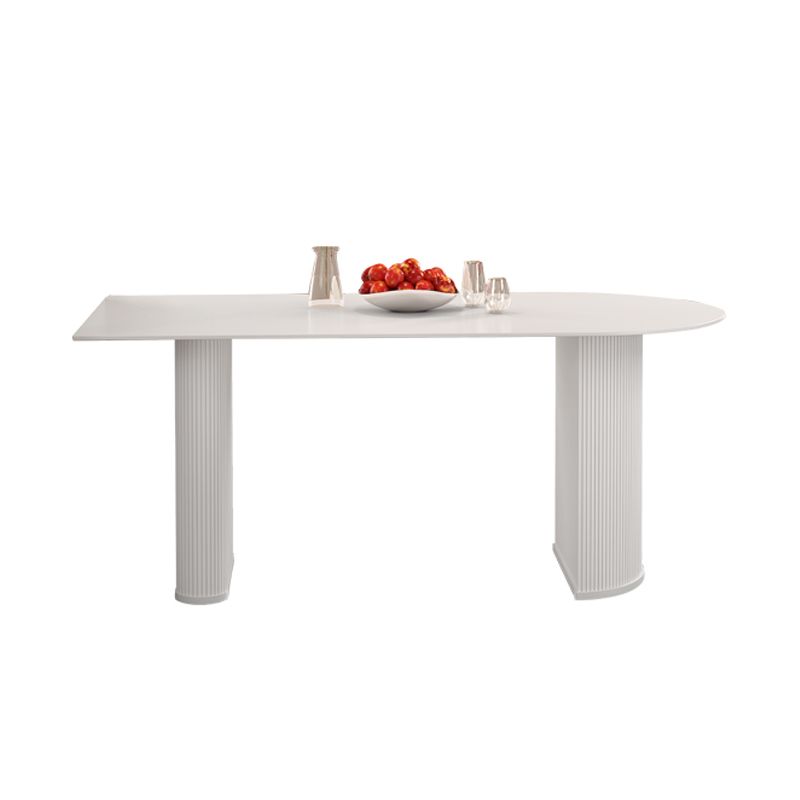Solid Wood Modern Free Form Dining Table Sintered Stone Top Table for Dining Room Clearhalo ' dining_table' 'Dining Tables & Seating' 'Dining Tables' 'furn' 'furn_dining_table' 'Furniture' 'furniture_dining_table' 'Kitchen & Dining Furniture' 'kitchen&dining_furn' 'kitchen' 'kitchen_dining_table' 1200x1200_5c53c330-dbac-4f16-8944-3d70592aac72