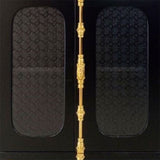 Zeitgenössischer Metall -Curio -Schrankglashüttenschrank mit Türen