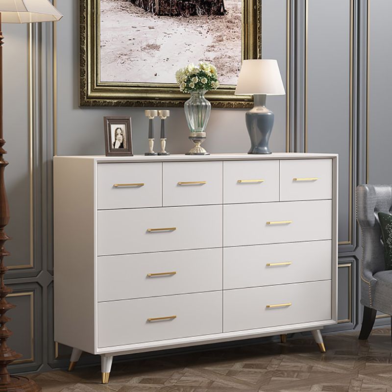 Sala da pranzo a buffet in legno in stile glam 35.4 "H 10-Drawer Buffet Server