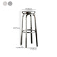 Stainless Steel Backless Glossy Barstool Nordic Brushed Tall Stool, 1 Piece Clearhalo 'Bar Furniture' 'Bar Stools' 'bar_stools' 'furn' 'furn_bar_stools' 'furniture_bar_stools' 'Kitchen & Dining Furniture' 'kitchen&dining_furn' 'kitchen' 'kitchen_furn' Furniture' 1200x1200_5c5cc890-e5fd-4dca-bc4e-3641daa02948
