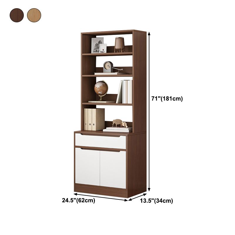 垂直棚本棚設計された木製の本の棚のための勉強