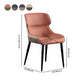 Contemporary PU Leather Dining Chair Arm Metal Dining Chair for Home Use Clearhalo ' kitchen&dining_furn' 'Dining Chairs' 'Dining Tables & Seating' 'dining_chair' 'furn' 'furn_dining_chair' 'Furniture' 'furniture_dining_chair' 'Kitchen & Dining Furniture' 'kitchen' 1200x1200_5c5f924b-46ed-4c0f-85cf-66b92fd2266b