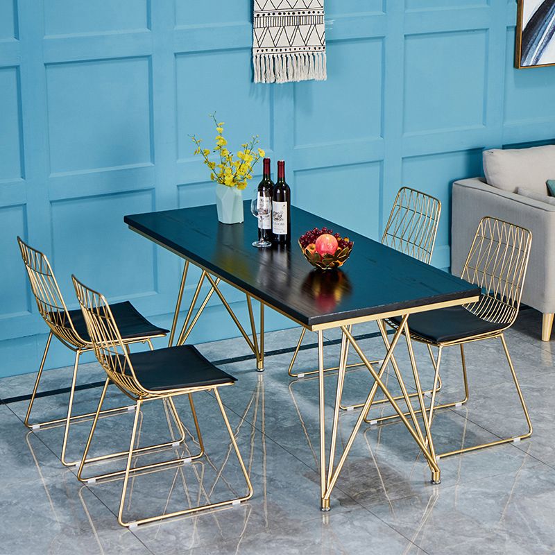 Traditionele luxe eettafel wit in marmer rechthoek eettafel voor keuken