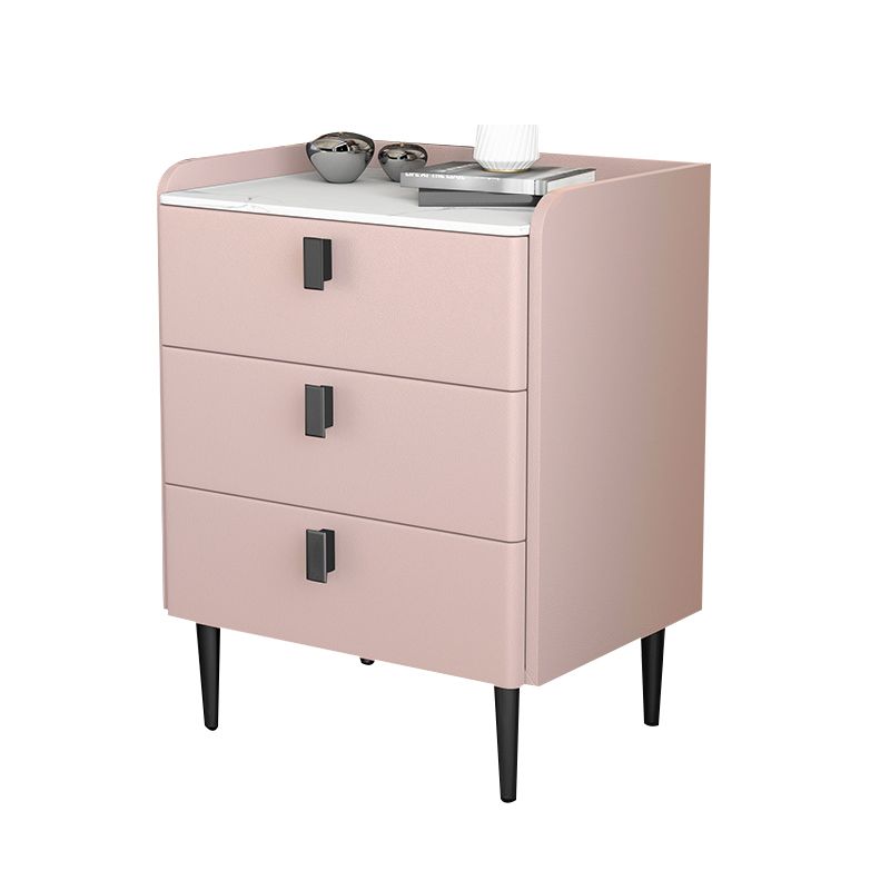 Contemporary Bed Nightstand Stone Bedside Cabinet with 3 Drawers Clearhalo 'Bedroom Furniture' 'furn' 'furn_night_stand' 'Furniture' 'night_stand' 'Nightstands' 1200x1200_5c60f634-fbf6-469f-8022-9dfe128c0461