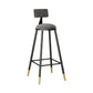 Glam Style Upholstered Fabric Stools Low Back Stools with Cushion Clearhalo 'Bar Furniture' 'Bar Stools' 'bar_stools' 'furn' 'furn_bar_stools' 'Furniture' 'furniture_bar_stools' 'Kitchen & Dining Furniture' 1200x1200_5c61f7a1-2c95-464e-8100-af307870d3d6