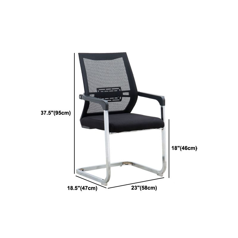 Sillón contemporáneo Silla negra tapizada AirGrid transpirable