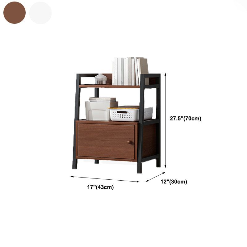 Scandinavisch gefabriceerde houten boekenkast 12-inch brede ladderboekplank