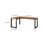 Industrial Solid Wood Writing Desk L-Shape Office Desk with Metal Legs Clearhalo 'furn' 'furn_office_desk' 'Furniture' 'Office Desks' 'Office Furniture' 'office_desk' 1200x1200_5c641d9d-ce5c-4ec3-ab22-411a5c8de25b
